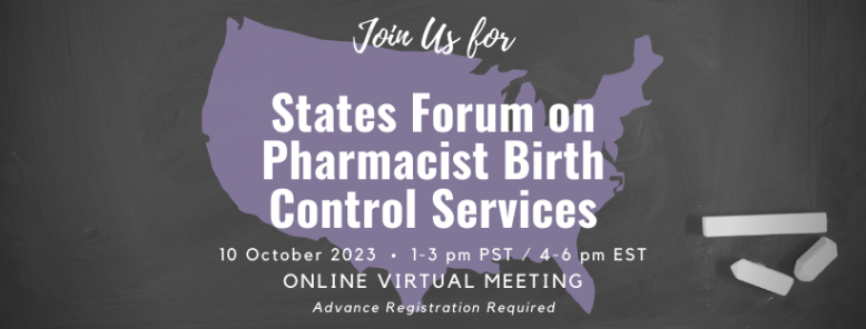 States Forum on Pharmacist Birth Control Services 2023